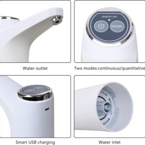 Mclassic MD-03 Touch Intelligent Electric Water Pump – Rechargeable Automatic Dispenser For Bottled Water With One-Touch Operation (Random Color) - Image 3