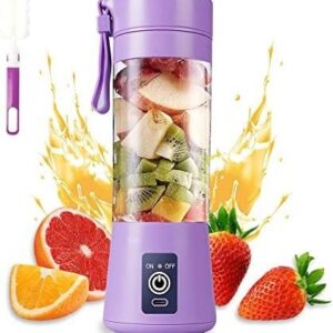 Rechargeable Portable Mini Juicer Blender ? 6 Blades, 380ml Outdoor Juicing Cup [Random Color] With Box - Image 1