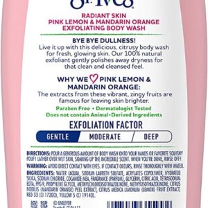 St. Ives Radiant Skin Body Wash Pink Lemon and Mandarin Orange Exfoliating Body Wash - Image 1