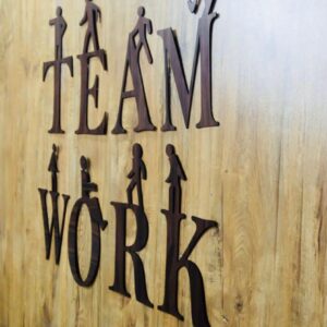 Wooden Team Work Letters - Image 2