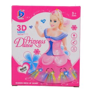 Magical Twirling Light-Up Dancing Princess Doll Toy with Music, Rotating Dress & LED Lights ? Enchanting Ballerina Fairy Doll for Girls Aged 3+, Perfect Birthday Gift & Holiday Surprise - Random Color - Image 4