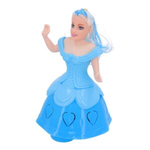 Magical Twirling Light-Up Dancing Princess Doll Toy with Music, Rotating Dress & LED Lights ? Enchanting Ballerina Fairy Doll for Girls Aged 3+, Perfect Birthday Gift & Holiday Surprise - Random Color - Image 3