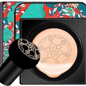 High Coverage Liquid Foundation imported Face Moisturizing Liquid Cover Concealer Long-Lasting,(Mushroom Shape) (Only fair shade ) - Image 4