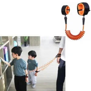 Anti Lost child lock | Anti-Lost Wrist Link - Baby Child Anti Lost Wrist Link Safety Harness Strap Hand belt band for toddlers wristband for kids loss best for umrah and hajj, travelling purpose,safe secure (Random Color) - Image 4