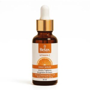 Relax Vitamin C Daily Face Serum ? Brightening, Anti-Aging & Hydrating Formula for Healthy Radiant Skin (30ml) - Image 5