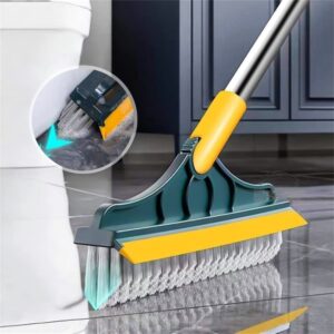 Keep your home spotless with this 2-in-1 floor cleaning brush. Featuring a 120? rotatable head, it easily scrubs bathroom tiles, windows, and floors for effortless cleaning - Image 2