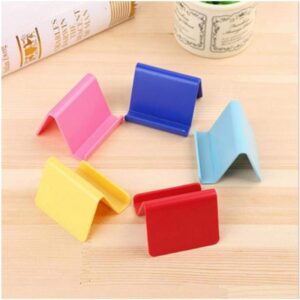 Mobile Phone Holder Mini Desktop Mobile Stand Fixed Holder Shelf for Phone (Random Color) - Image 4
