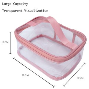 Makeup Cosmetic Clear Bag Portable Transparent Travel Storage - Image 3