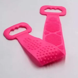 Pack of 2 Silicone Back Scrubber Bath Belt, Bath Scrubber (random Color) - Image 3