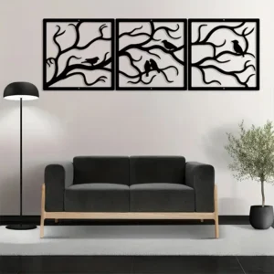 Flowers And Birds Wall Decoration, Wall Art, Scene Decoration, Room Decoration, Suitable For Home Living Room Bedroom Kitchen Indoor And Outdoor Walls - Image 3