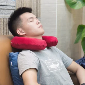 U Shaped Travel Neck Pillow Extremely Soft and Comfortable (Random Color) - Image 1