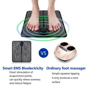 EMS Foot Massager Mat Electric USB Charging Smart Display Tens Acupuncture Feet Cushion Blood Circulation Pad Health Care Home (Without Box) - Image 5