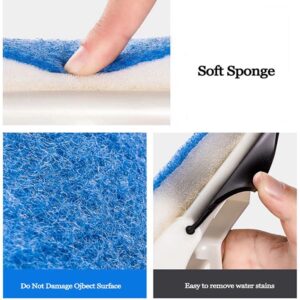 Pack of 2 - Sponge with Wiper for Window Glass, Wall and Tiles Cleaning | Multi-function Cleaner Brush - Image 5