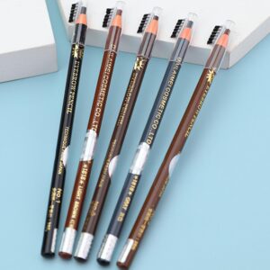 12 Pcs Waterproof Sweat-proof Eyebrow Pencil Non Smudge Long Lasting (Random Color) - Image 3