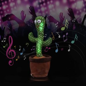 Dancing Cactus Toy, Talking Tree Cactus Plush Toy - Image 3