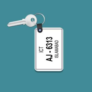 Customized Name Plate KeyChain - Image 2