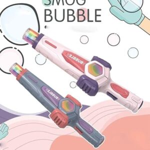 Amusing Toy Elastic Smog Bubble Machine with Bubble Water Bubble Wand Heart Toy (Random Color) - Image 3