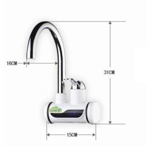 (With shower ) Electric Hot Water Heater Faucet Kitchen Instant Heating Tap Water - Image 2