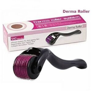 3 in 1 combo deal 1 Derma Roller (0.5mm) , Silicone Scalp Massage Brush , Oil Bottle - Image 4