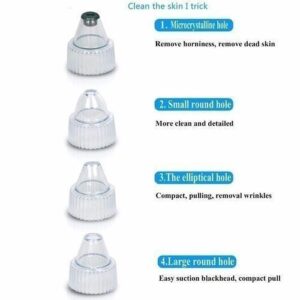 Blackhead Remover Face Acne Black Dot Pimple Electric Black head Vacuum Cleaner Pore Skin Care Tools Machine 4 Replacement Head - Image 3
