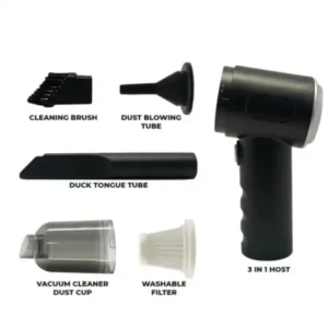 3 In 1 Portable Vacuum Cleaner Wireless Hand-held Cleaning For Car Home (As 228) - Image 3