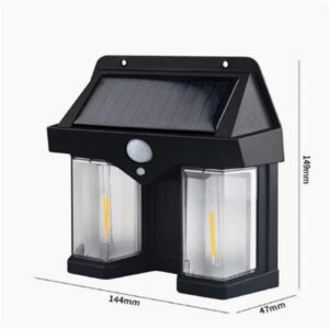 Solar Sensor Light | Solar Interaction Wall Lamp with Warm Light | Outdoor Waterproof Wall Mounted Lights for Garden - Image 4