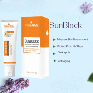 Gluta White Sunblock ? Whitening & UV Protection Sunscreen for All Skin Types - Image 3