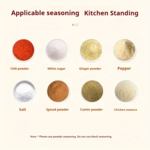 Sealed Seasoning quantitative Bottle salt pepper condiment Dispenser Glass Spice Jar | Salt Control Bottle Press - 180ml (random color) - Image 5