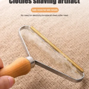 Portable Manual Hair Remover Coat Roller Hair Remover Double-sided Shaving Knife Pet Hair Cleaning Brush Sofa Shaving Ball Too - Image 1