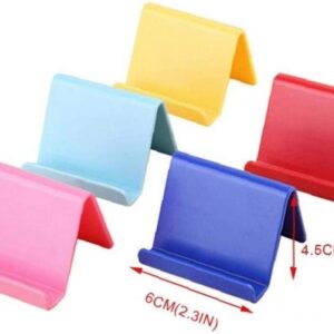 Mobile Phone Holder Mini Desktop Mobile Stand Fixed Holder Shelf for Phone (Random Color) - Image 3