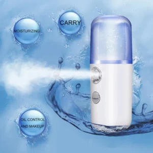 RECHARGEABLE MINI NANO FACE STEAMER OR SPRAYER (RANDOM COLOR) - Image 3