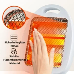 Electric Fan Heater Mini Mobile Heater Home Heating Warm Air Fan Office Room Handy Air Warmer Fan - Image 2