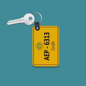 Customized Name Plate KeyChain - Image 1