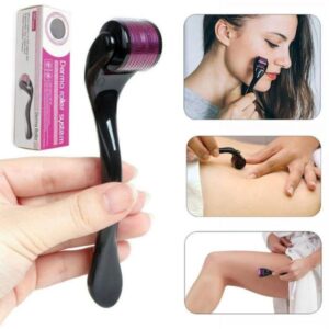 3 in 1 combo deal 1 Derma Roller (0.5mm) , Silicone Scalp Massage Brush , Oil Bottle - Image 3