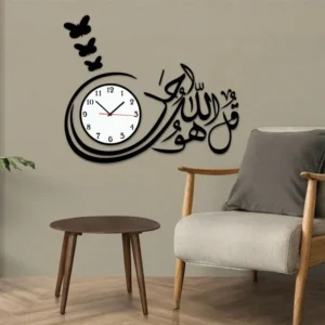 3d wall clock Wooden Wall Clock I  for bedroom I Quartz Watch DIY Design - Image 2
