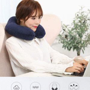 Imported U Shaped Pillows for Sleeping - Portable Travel Neck Pillows for Adults - Neck Pillow for Flight, Car & Home - Random Color ( Multi Design) - Image 4
