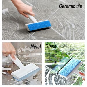 Pack of 2 - Sponge with Wiper for Window Glass, Wall and Tiles Cleaning | Multi-function Cleaner Brush - Image 4