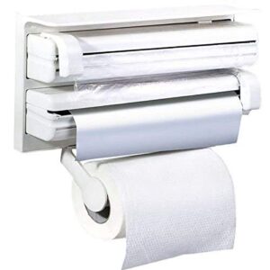 Wall Mount Tissue Paper Dispenser - Triple Paper Roll Dispenser Towel Holder - Image 3