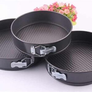 Set of 3 Nonstick Round Shape Cake Mould Cake Pan for Baking Cake at home - Image 5