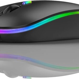 HP W10 Wireless RGB Bluetooth, Wireless, Rechargeable Slim Mouse - Image 2