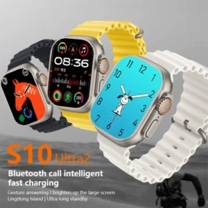 S10 Ultra 2 Smart Watch for Kids & Adults | 7 Stylish Straps | Titanium Body | Magnetic Charger | Water Resistant - Image 4