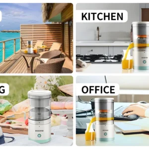 (NW000221) PORTABLE ELECTRIC CITRUS JUICER RECHARGEABLE HANDS | Orange, Lemon Juicer and Squeezer | Juice Extractor | Juice Blender - Image 4