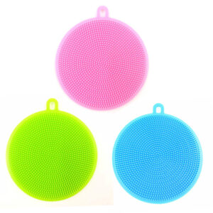 Silicone Dish Washing Kitchen Accessories Brush Bowl Pot Pan Wash Cleaning Brushes (Random Color) - Image 3