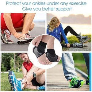 1 Pcs Right Foot Breathable Ankle Brace for Sprained Ankle,Stabilize Ligaments,Prevent Re Injury for men & women with Adjustable Wrap - Image 3