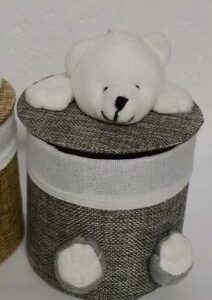 Cute Bear Basket (Random Color) - Image 2