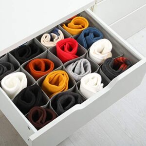 Pack Of 2 Foldable Women Underwear Separated Organizer Box Socks Storage - Image 3