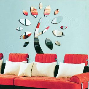 Wall Mirror Frameless Tree Style - Image 3