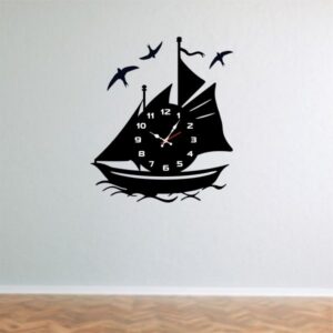Shipp Boat Wall Clock _ Modern Wall - Image 1