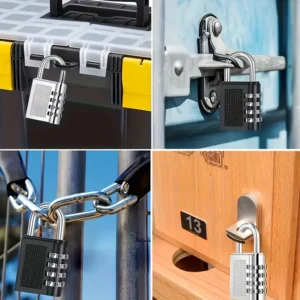 3 Digit Combination Padlock for locker Luggage suitcase Travel bag (Random color) - Image 3