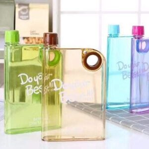 Ultra Slim Notebook Style Water Bottle - 1 Pc (Random Color) - Image 1